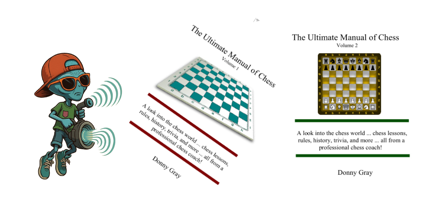 Chess Books with Alien